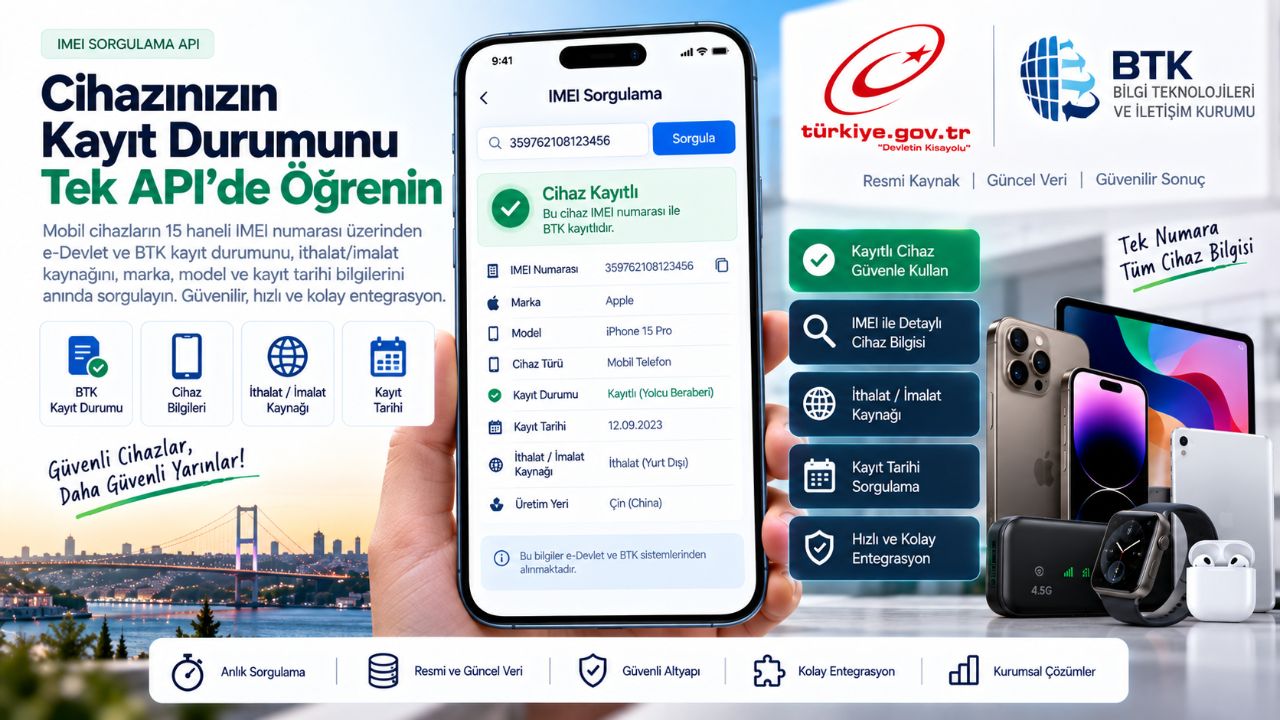 IMEI Sorgulama ve Kurumsal Cihaz Doğrulama Servisleri