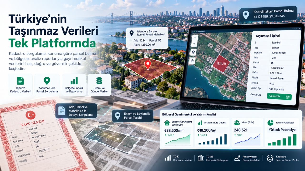 Kurumsal Kadastro Sorgulama ve Gayrimenkul Analiz Servisleri