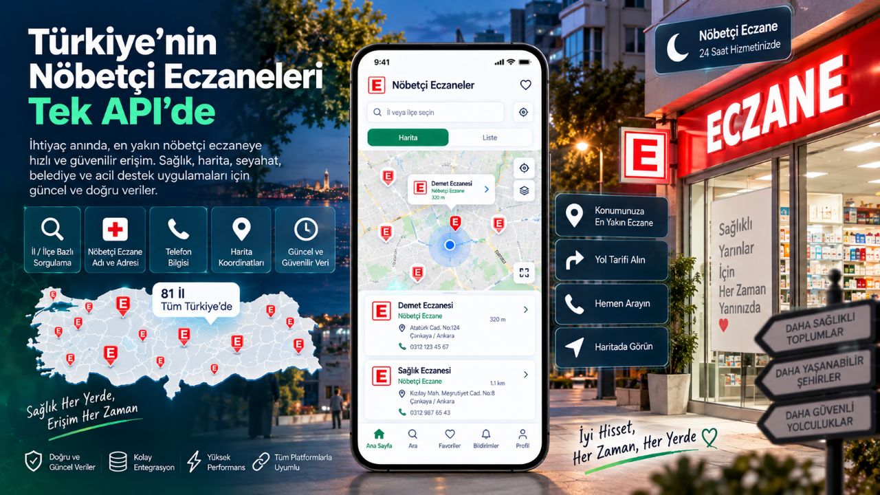 Nöbetçi Eczane Sorgulama Servisi: Kurumsal Konum ve Veri Çözümleri